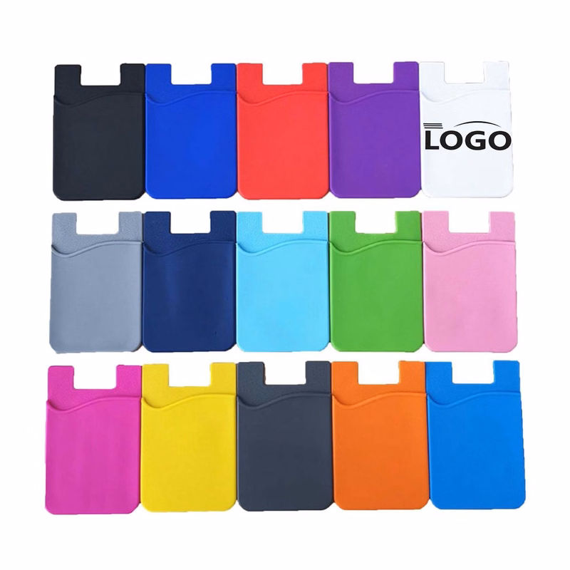 Silicone Stick-on Cell Phone Wallet