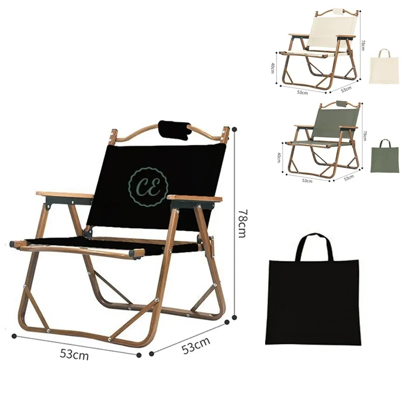 Outdoor Furniture Kermit Aluminum Portable Folding Chair 1