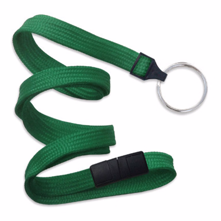 3/8" Breakaway Blank Lanyard with Split Ring