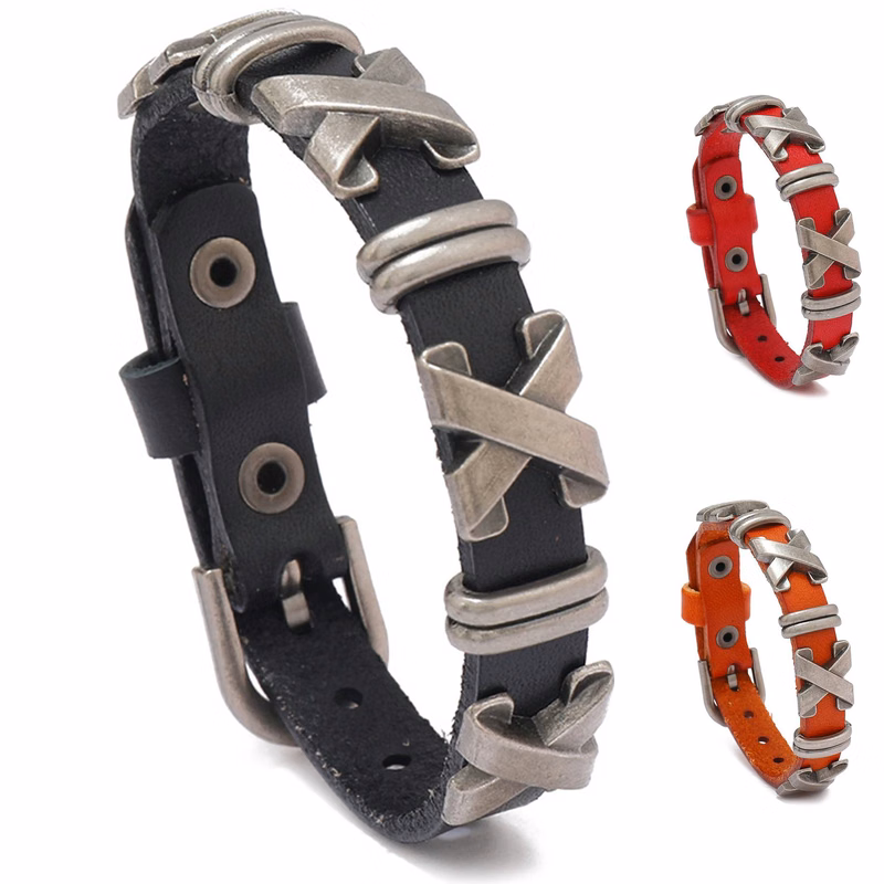 PU Personality trend rock bracelet