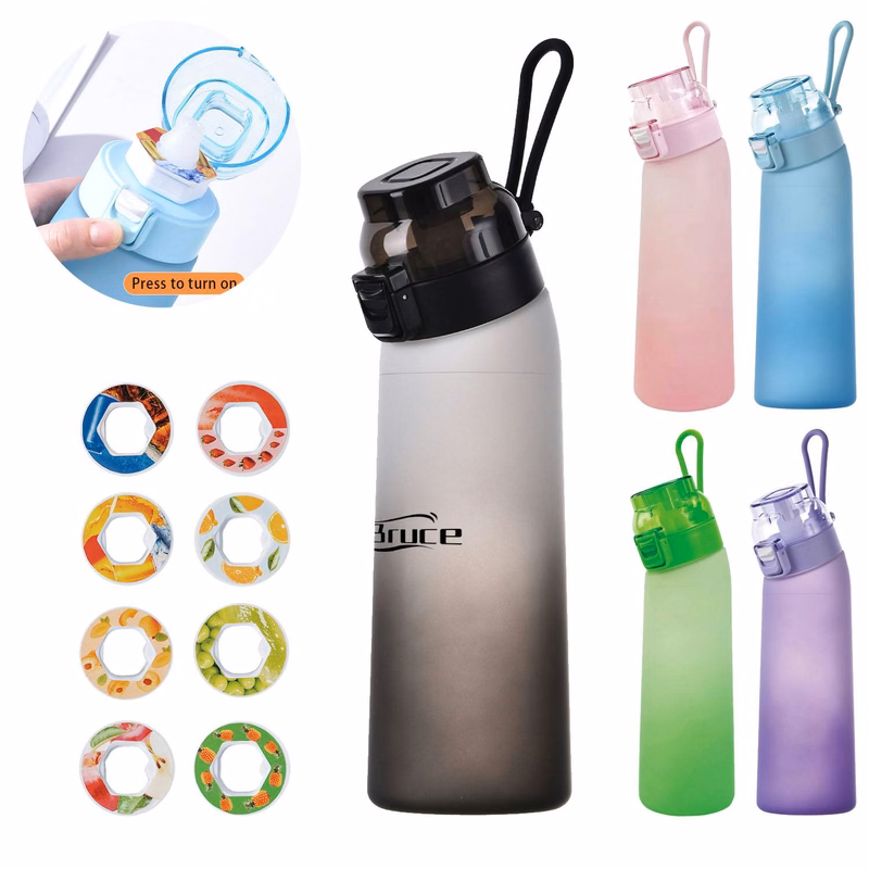 22oz Aroma Sports Bottle w/ Interchangeable Flavor Rings