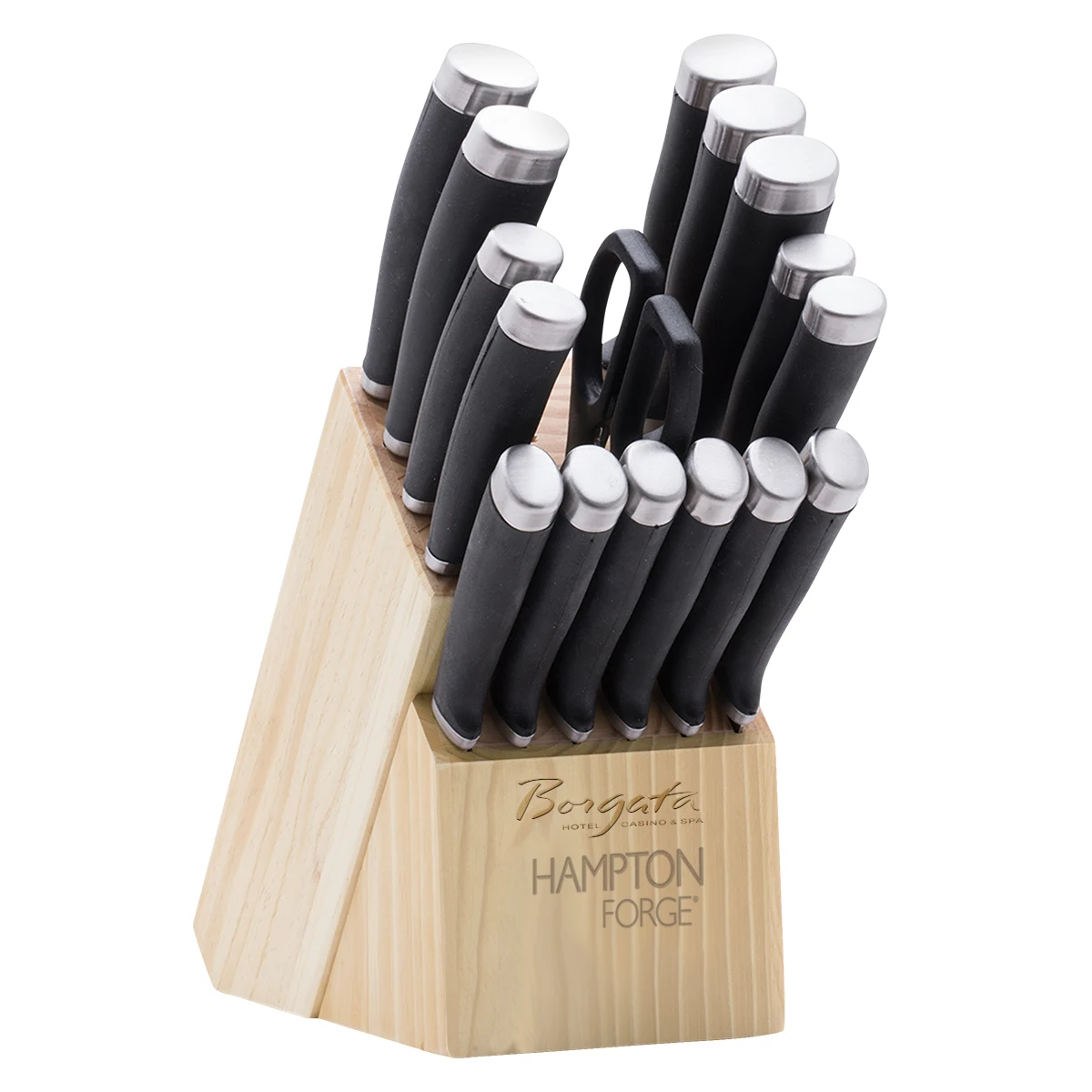 Hampton Forge® Epicure 17 Piece Cutlery Block Set 1