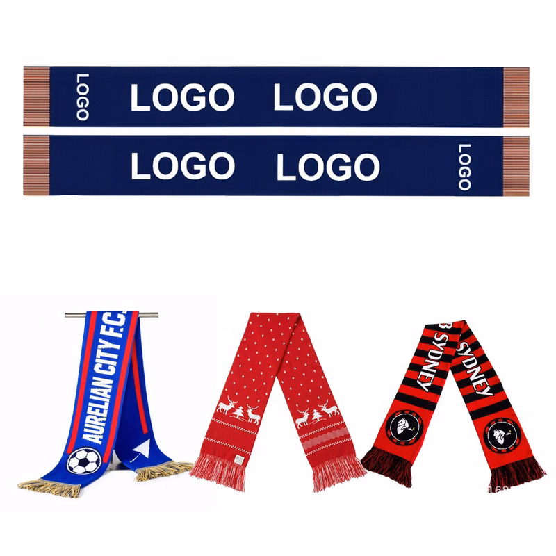 Custom Knitted Supporter Scarf