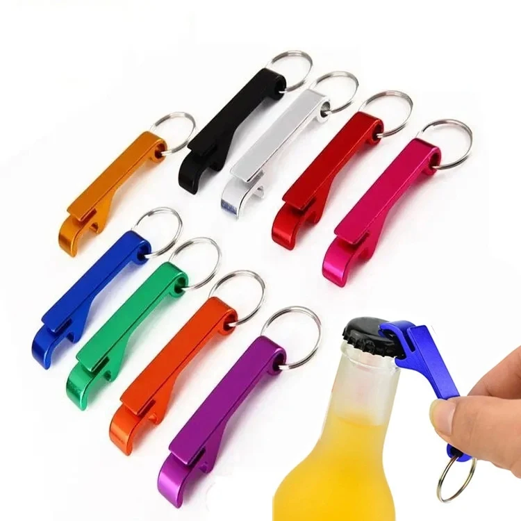 MOQ 50pcs Bottle Opener Keychain Ring 1