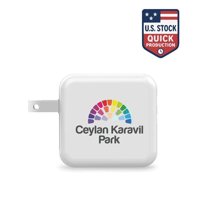Dual USB Foldable AC Adapter for Travel 1