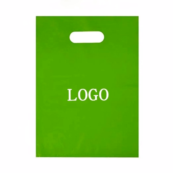 12" x 14" - Die Cut PE Handle Bags