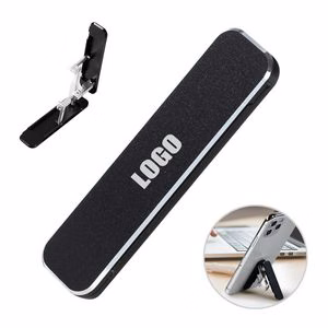 Sleek Aluminum Foldable Phone Stand with Adjustable Angles Slip Resistance