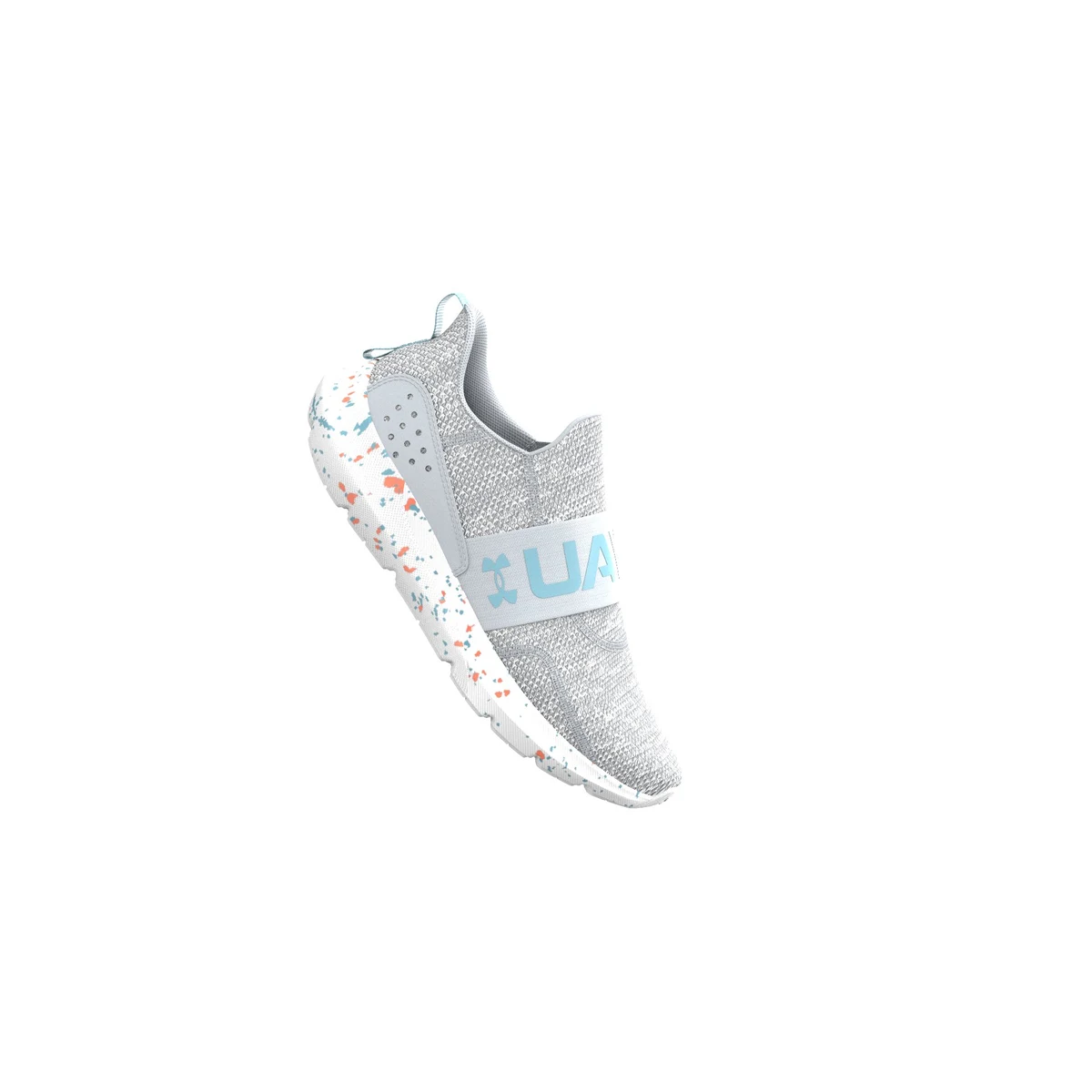 Women's UA Surge 3 Slip Paint Splatter Running Shoes 1