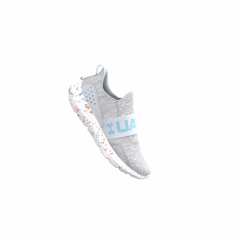 Women's UA Surge 3 Slip Paint Splatter Running Shoes 
