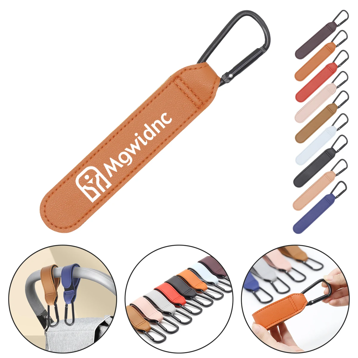 Baby Stroller Hooks with Velcro Straps 1