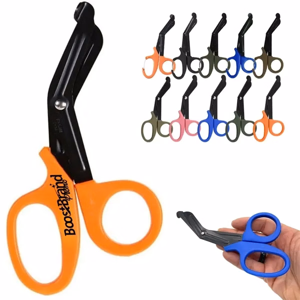 Custom Stainless Steel Medical Bandage Scissors Safety Blade — First Aid & Emergency Kit