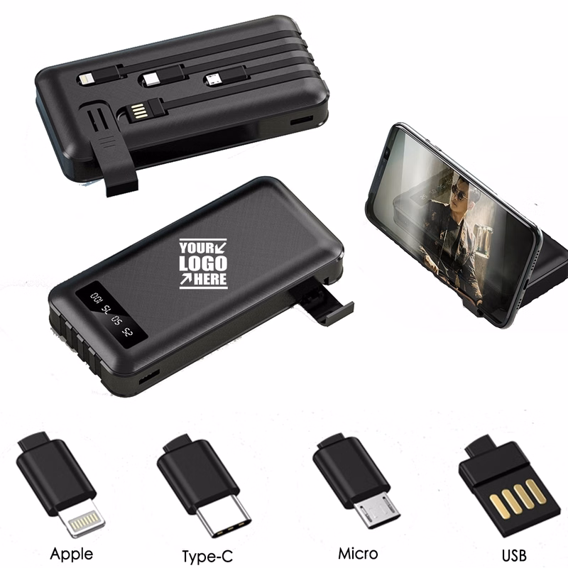 3-in-1 10000 mAh Mini Portable Power Bank