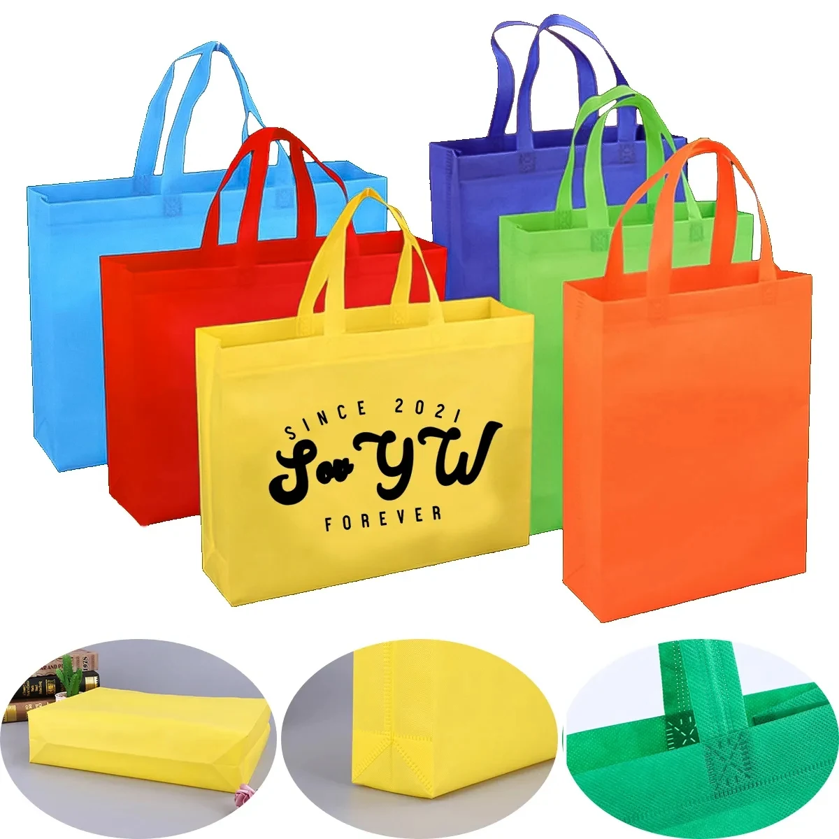 Non-Woven Bags Shopping Tote MOQ 200 PCS 1