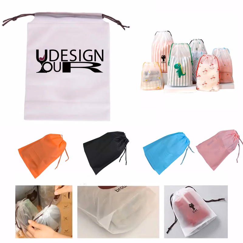 EVA Frosted Drawstring Tote Bag MOQ 50pcs