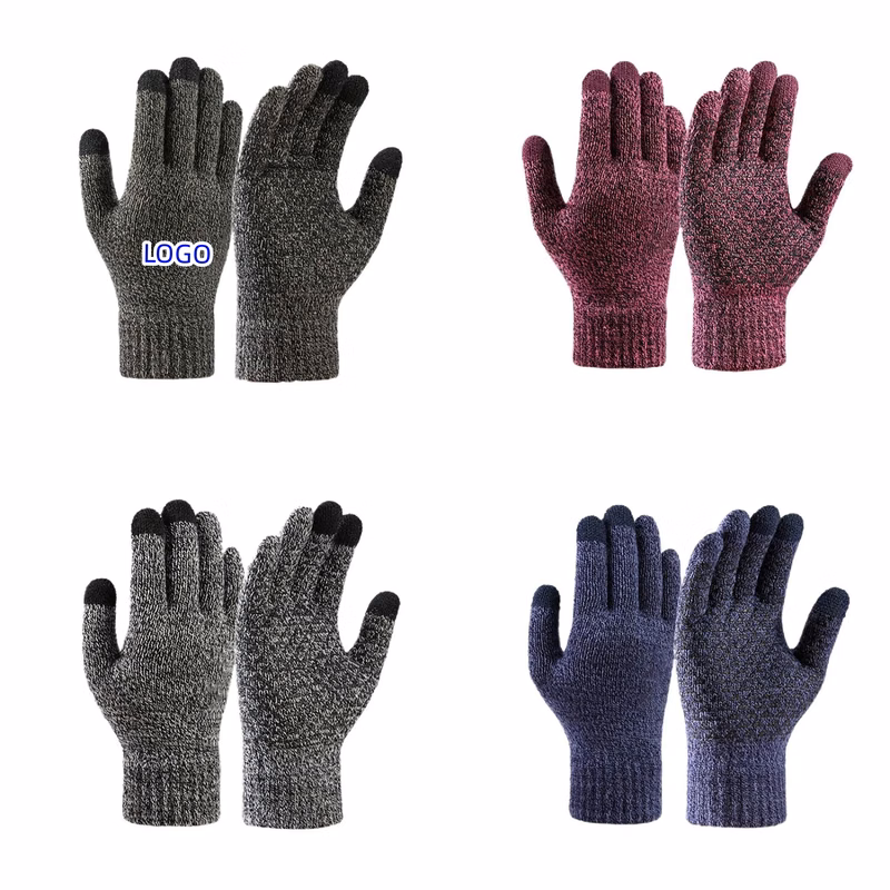 Knitted Warm Touch Screen Gloves