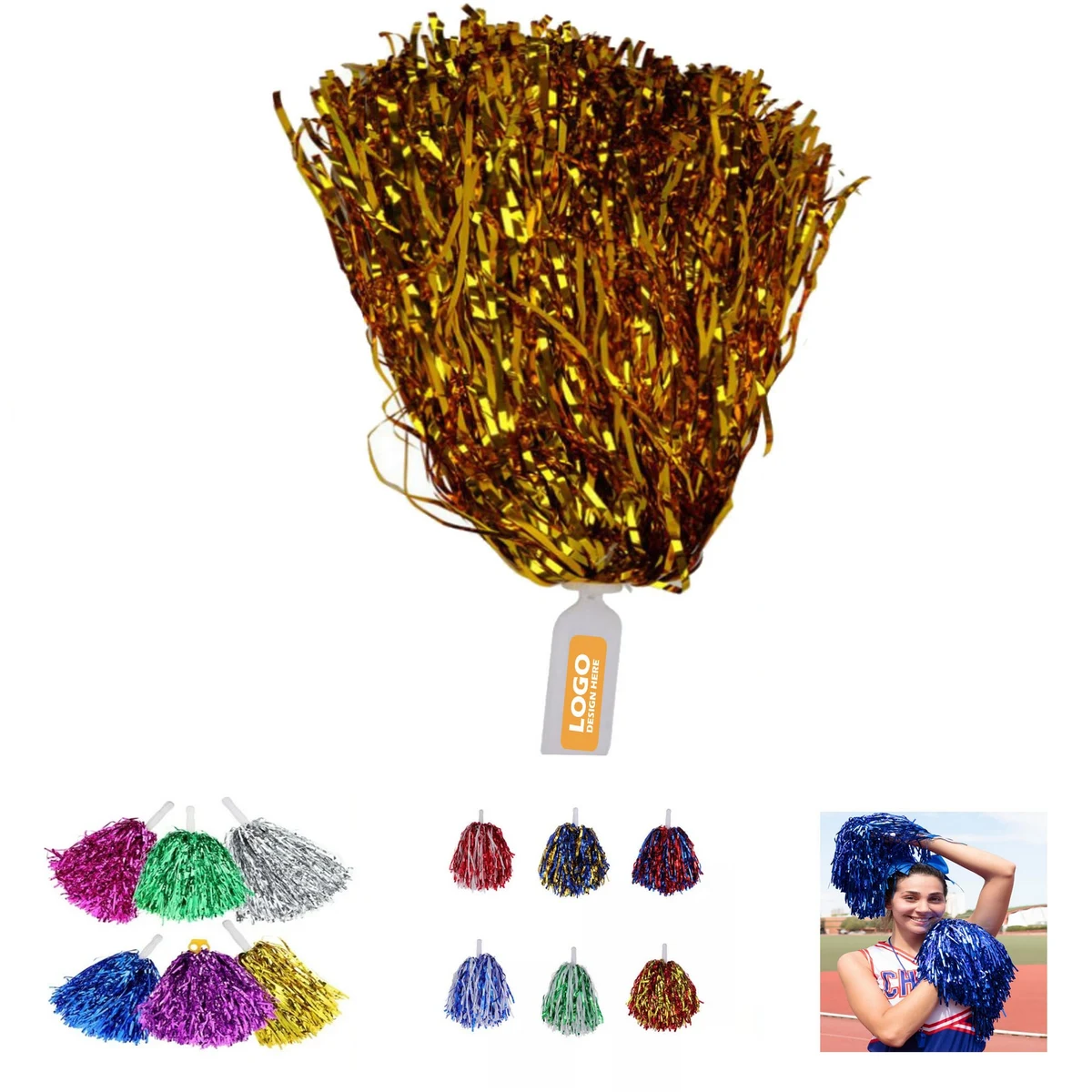 PET Cheerleader Pompoms 1