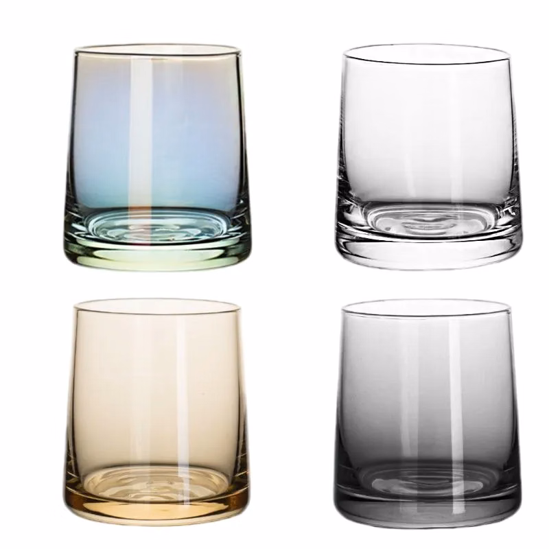 270ml Colored Whiskey Glass – Borosilicate Crystal Tumbler for Spirits, Cocktails & Home Bar