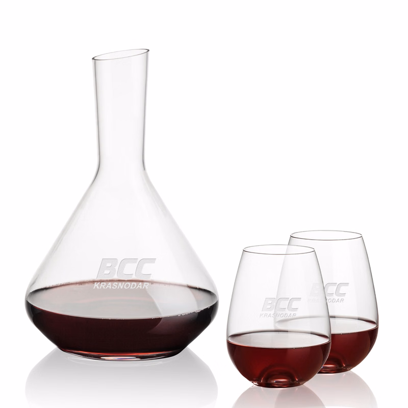 Terrassa Carafe & Edderton Stemless Wine