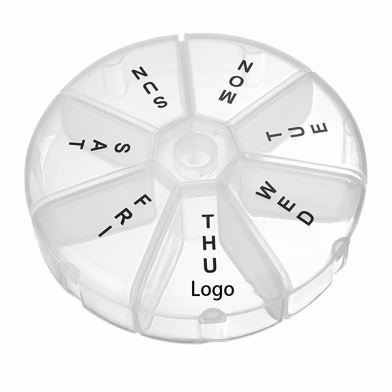 Round Weekly Pill Organizer