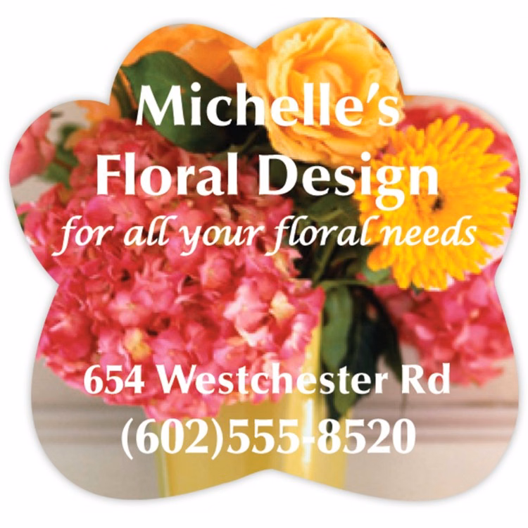 Vinyl Label (2.5" x 2.375") Flower