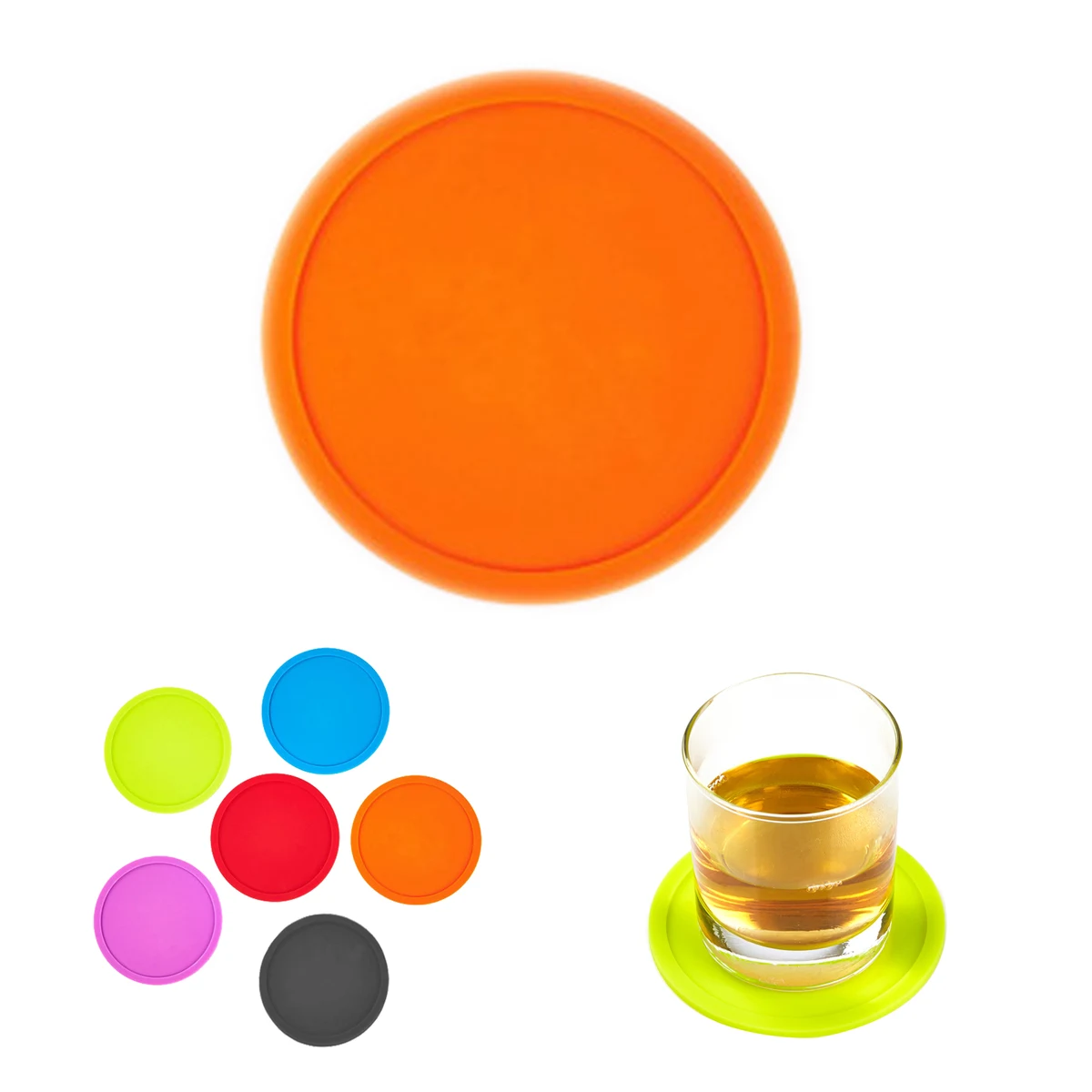 4" Silicone Coaster 1