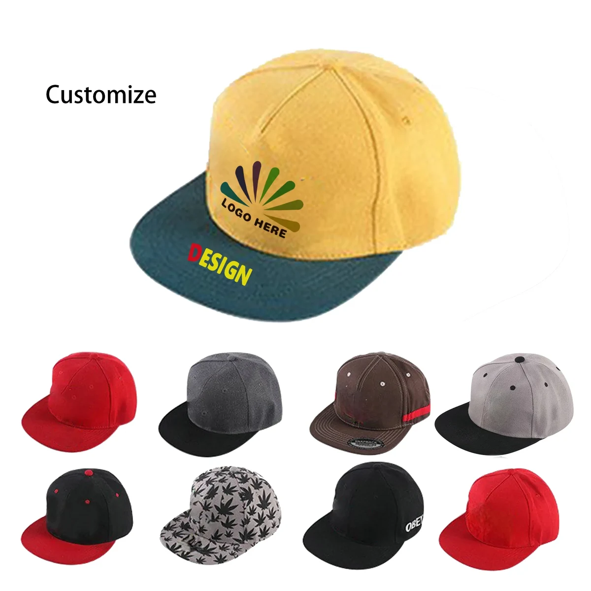 Customized Hip Hop Baseball Cap 1