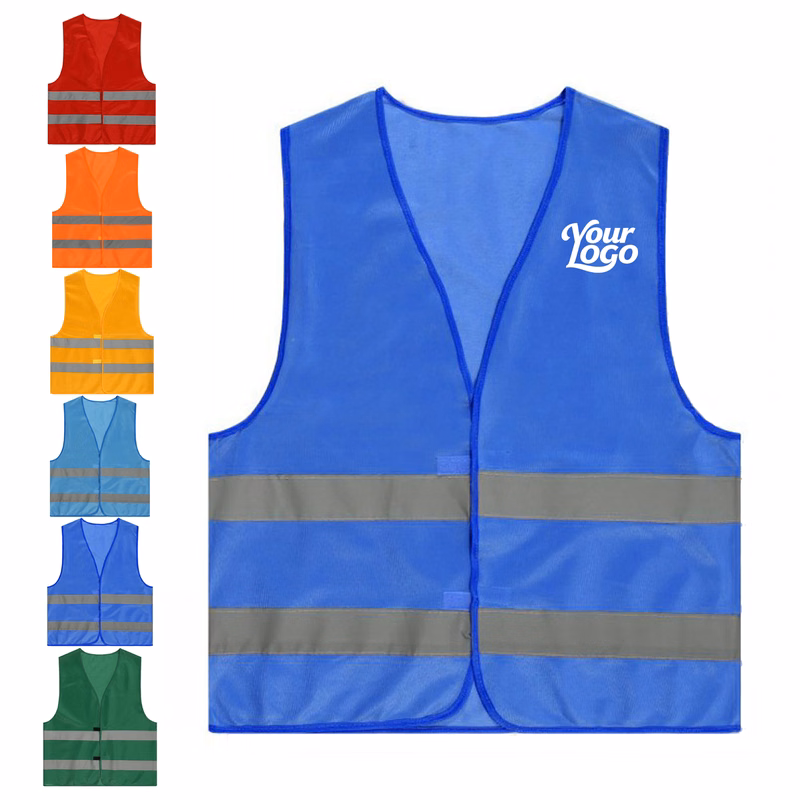 High-Visibility Reflective Safety Work Vest