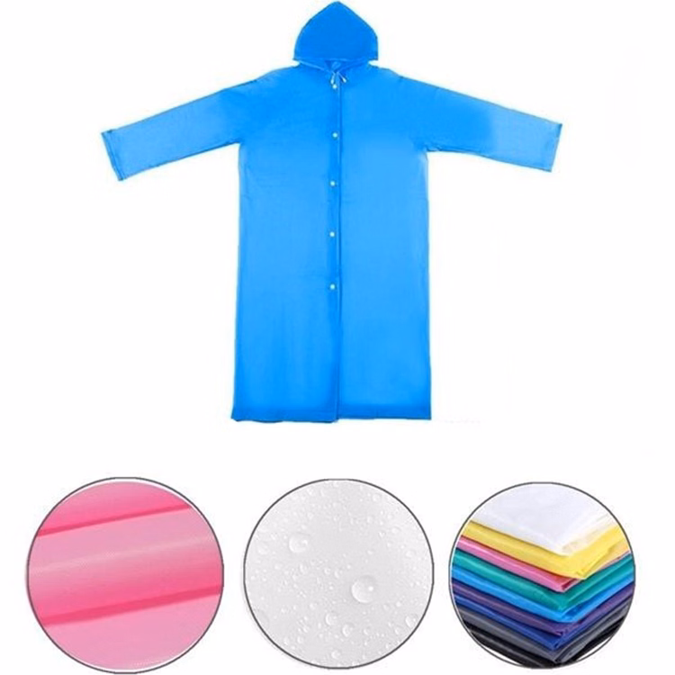 Reusable Raincoat made of EVA with a hat