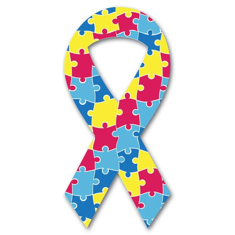 Re-Stick-It Decal (3.875"x8") Ribbon Shape 1