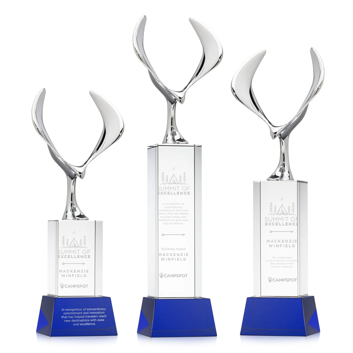 Maverick Eagle Award on Belcroft Base - Blue 1