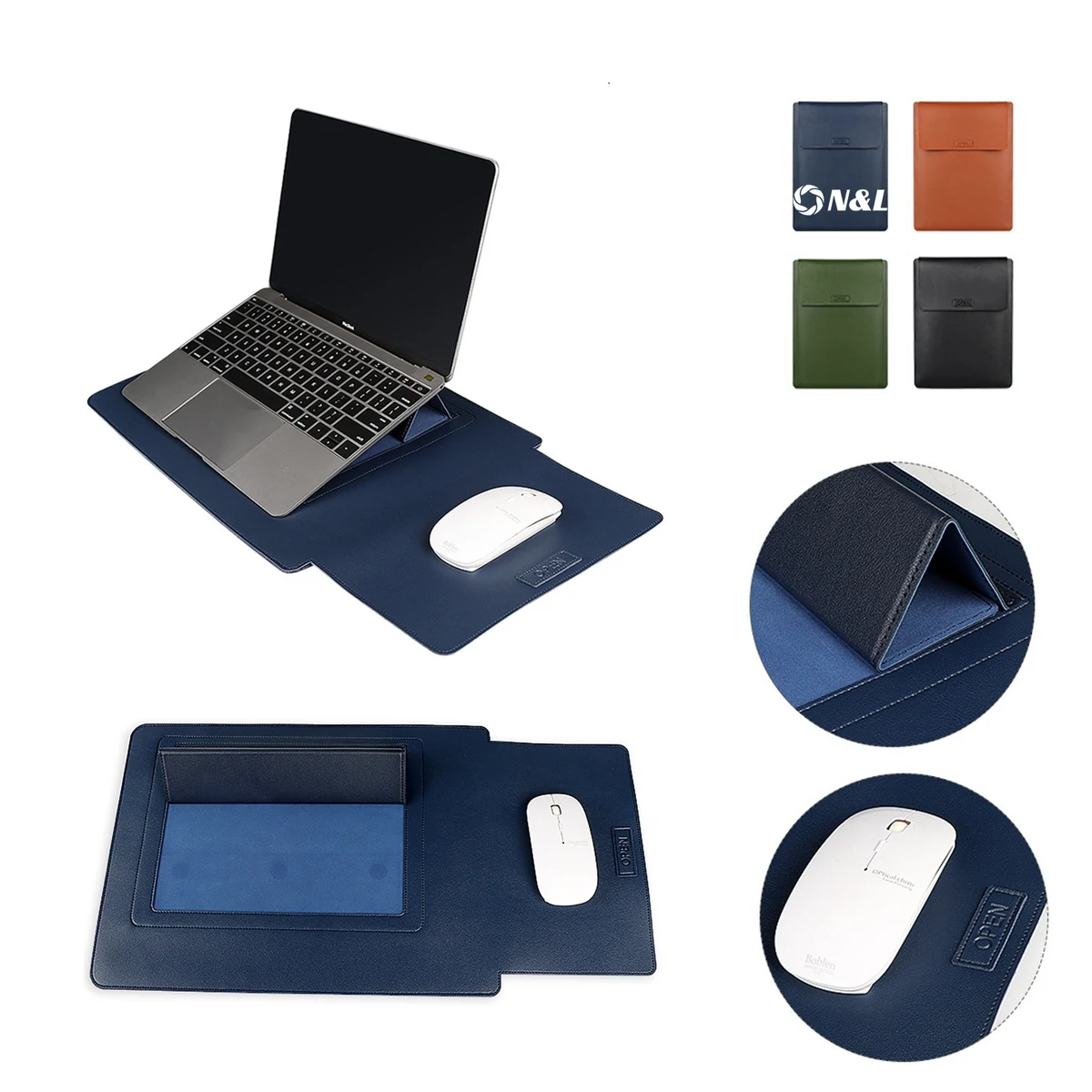 Multi-Function Laptop Sleeve Stand Case 1