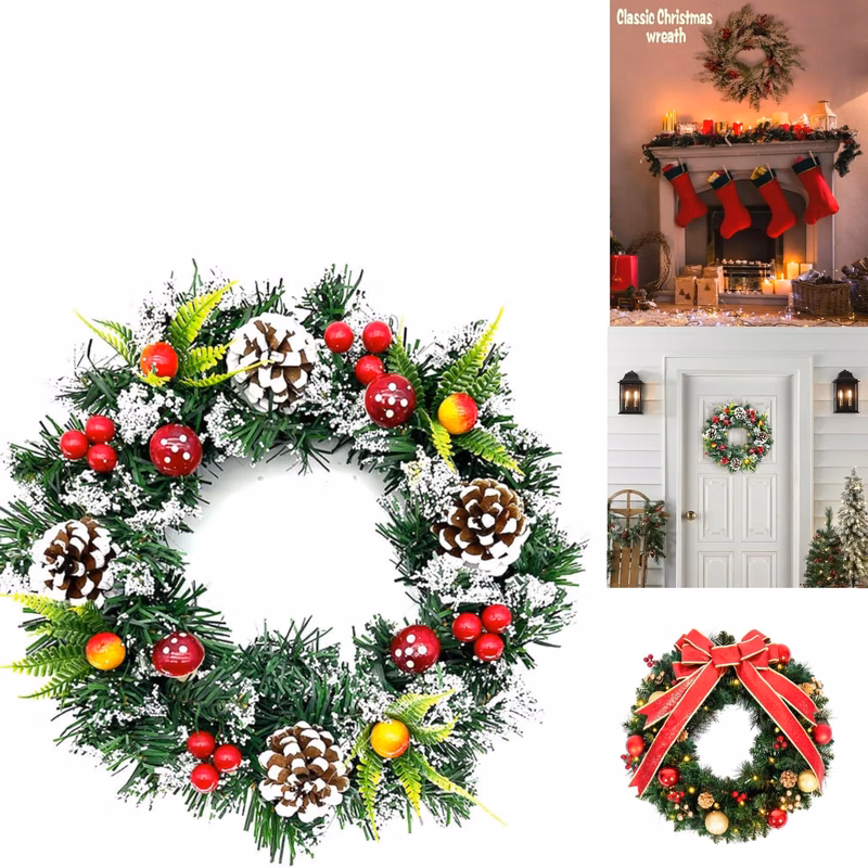 Christmas Holiday Decorations Wreath