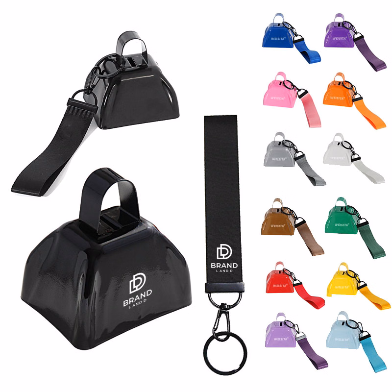 Small Cow Bell With Wrist Strap