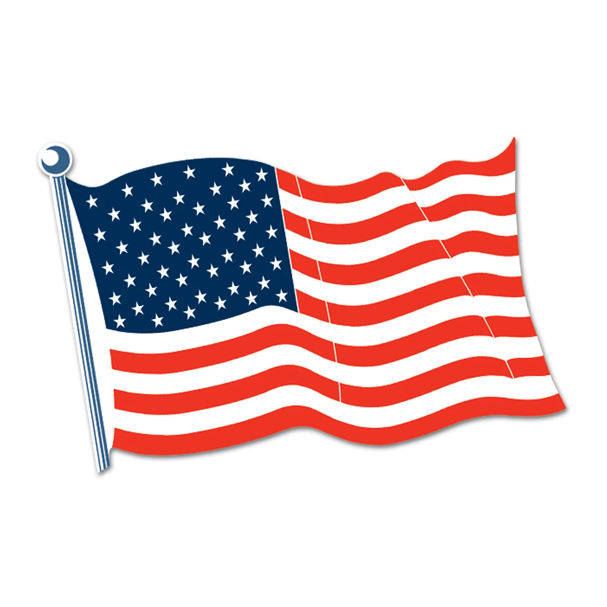 American Flag Cutouts 1