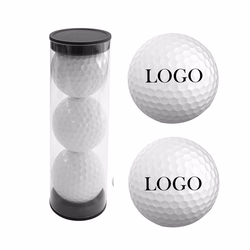 Three Golf Balls In Plastic Tube Gift Pack