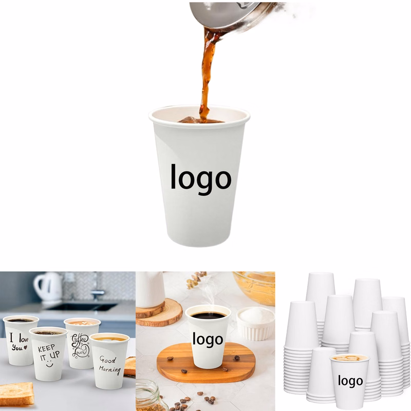 12OZ Disposable Paper Cup W/ Lid
