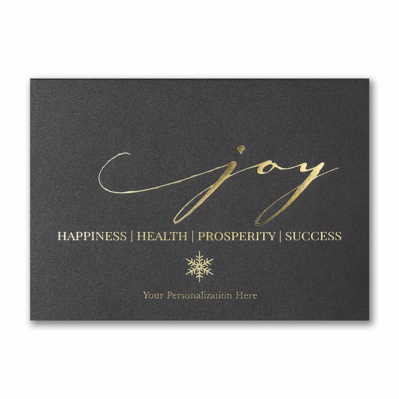 Joyful Greetings Front Imprint Card