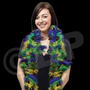 Mardi Gras Adult Size Feather Boa 1