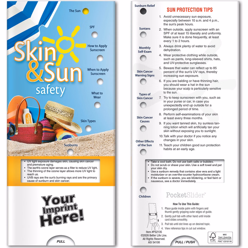 Pocket Slider - Skin and Sun Safety