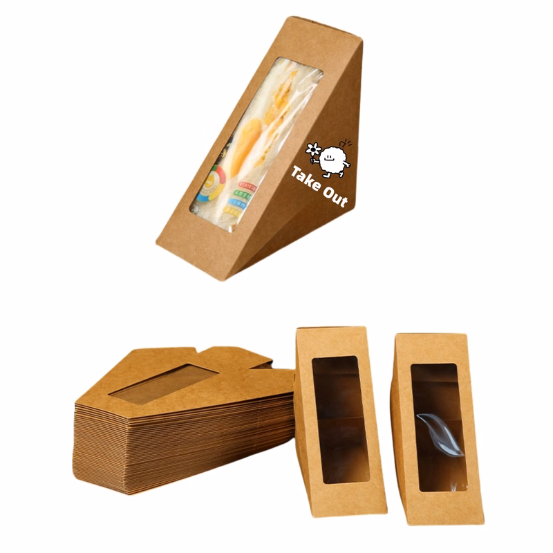 Sandwich Paper Boxes With Window