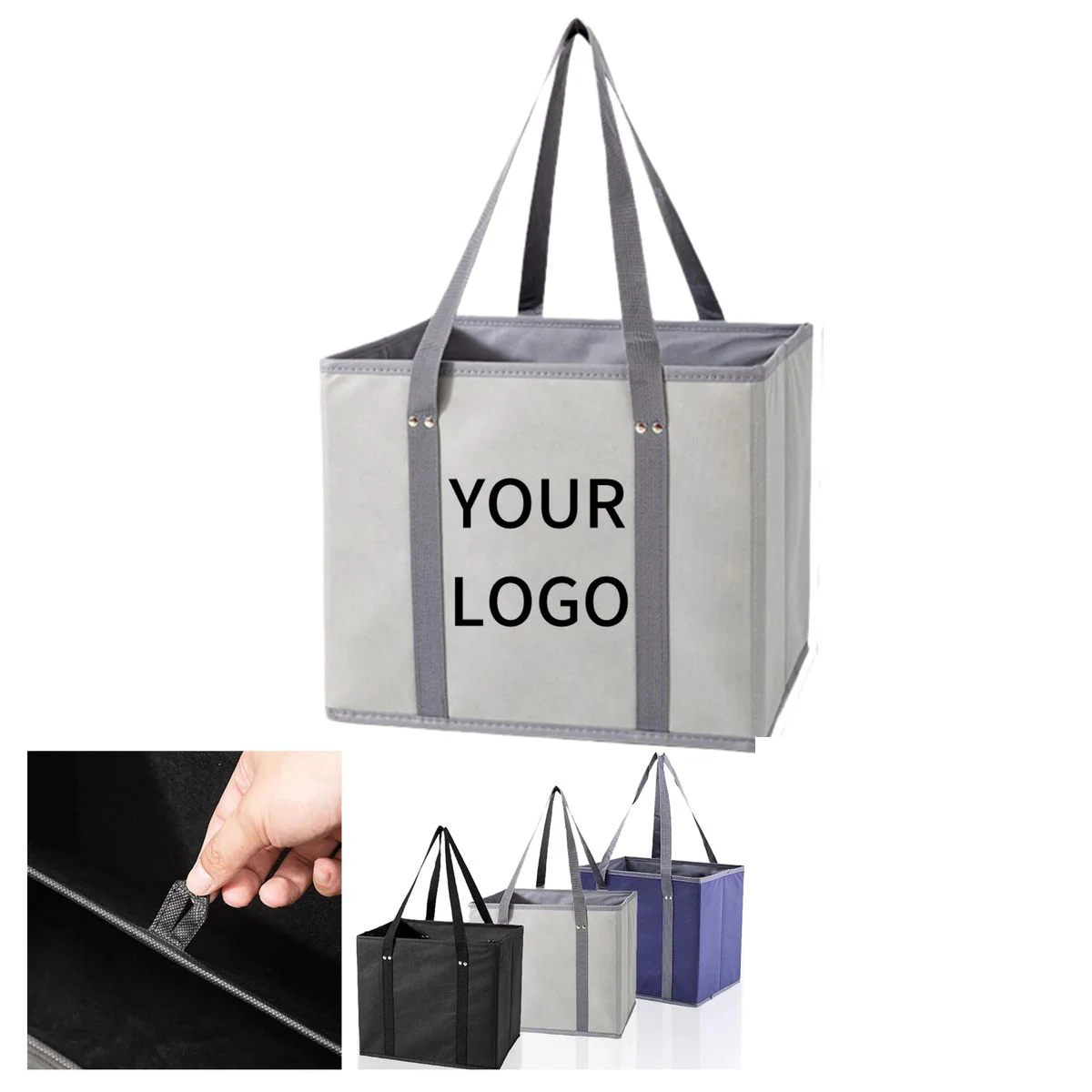 Structured Reusable Grocery Bag For Daily Supplies 1