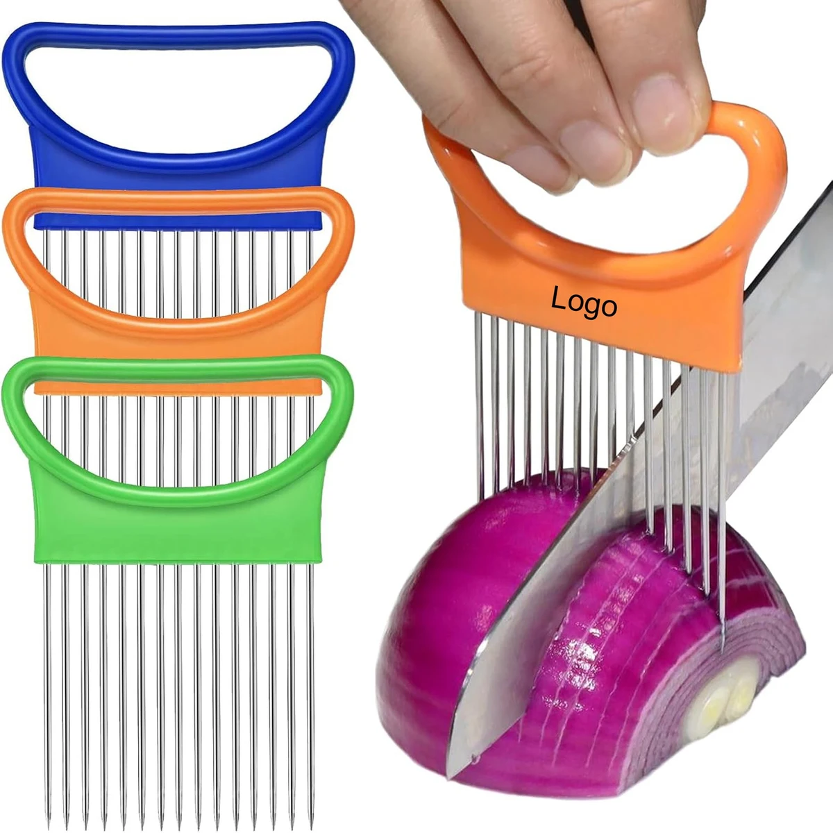 Stainless Steel Onion Slicer Cutter 1