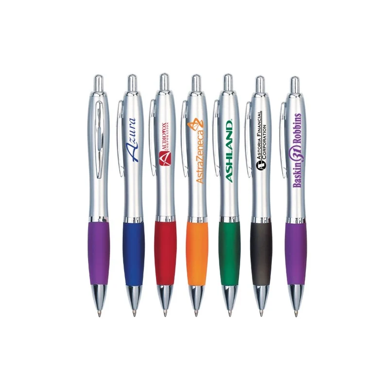 Plastic Ballpoint Pen with Grip 1