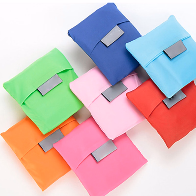 Foldable Grocery Shopping Tote Bag With Pouch