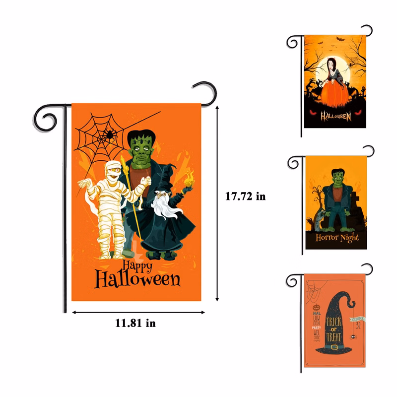 Spooky Halloween Garden Party Decor Flag