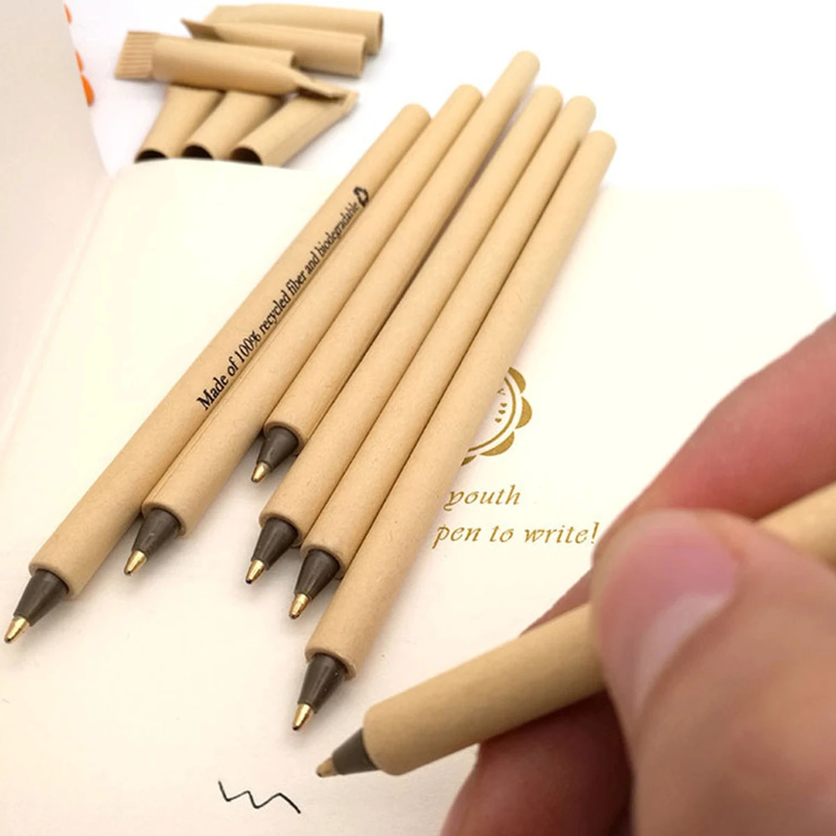 Paper Barrel Pen 1