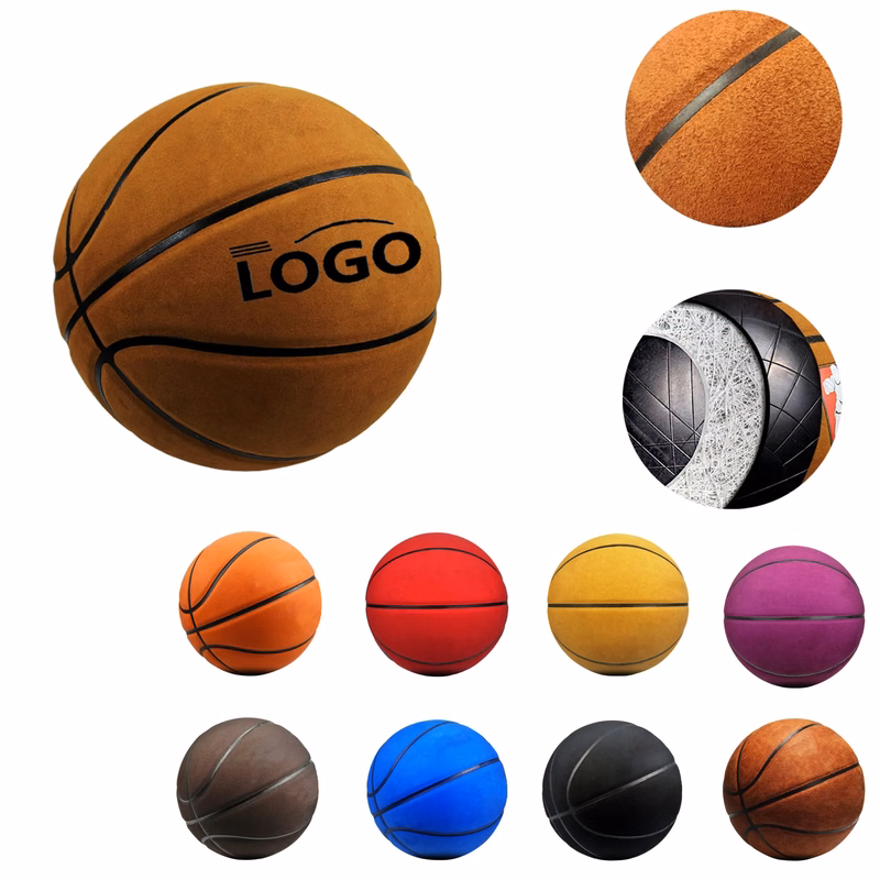 Size 7 Genuine Leather Suede Basketball