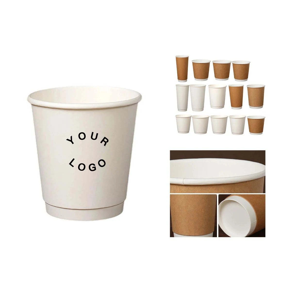 Durable 12 oz Hot Drink Cups for Cafes and Events 1