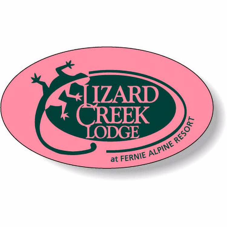 Fluorescent Red Paper Roll Labels Stock Oval (1"x1.75")
