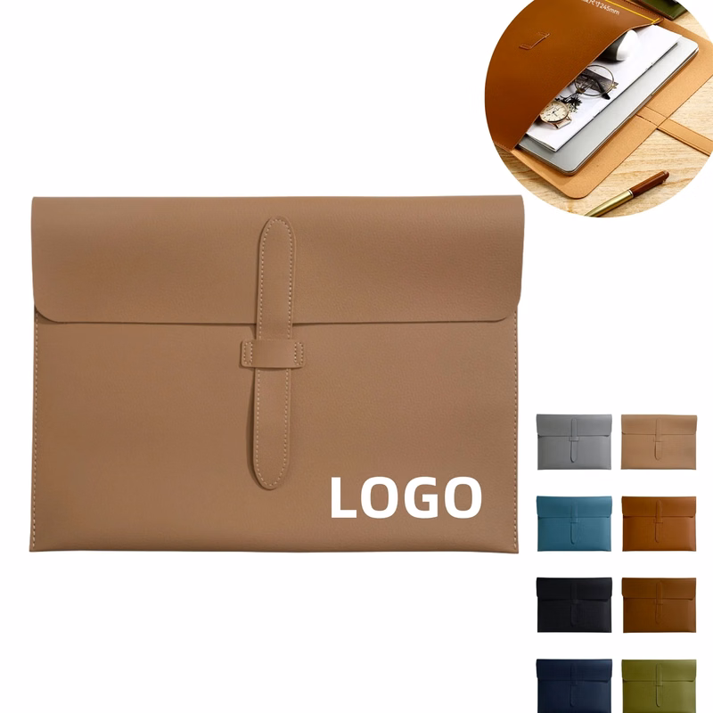 Business A4 Leather Portfolio Document Holder File Bag